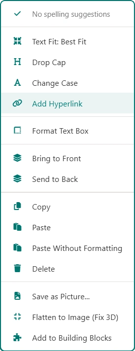 Adding a Hyperlink