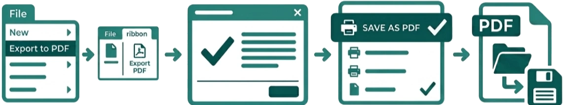 How to Export as PDF