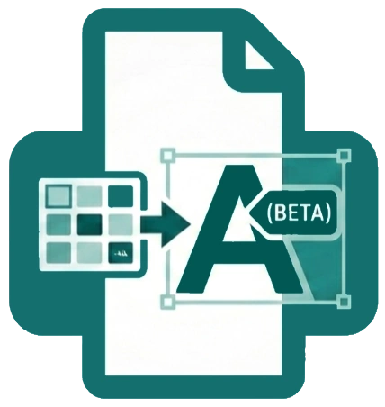 Inserting Beta WordArt