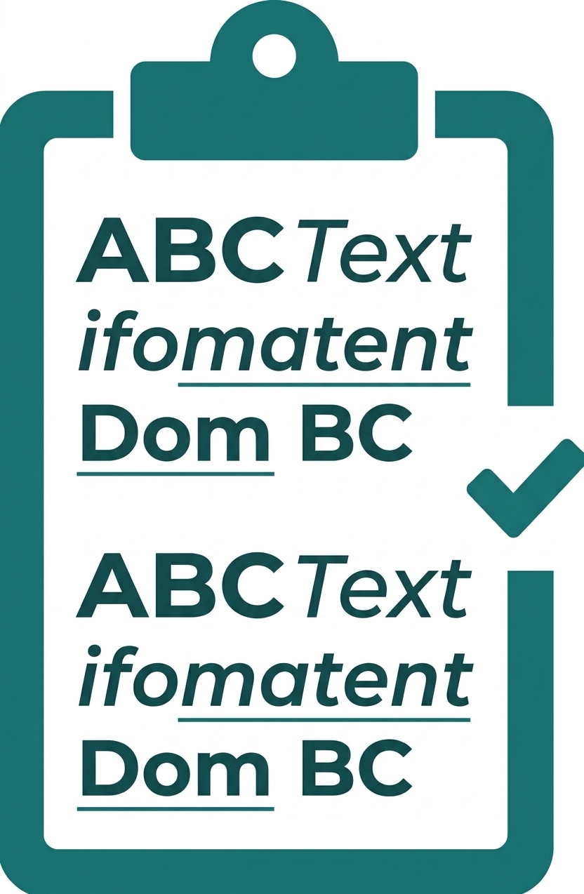 Preserving Rich Text Formatting