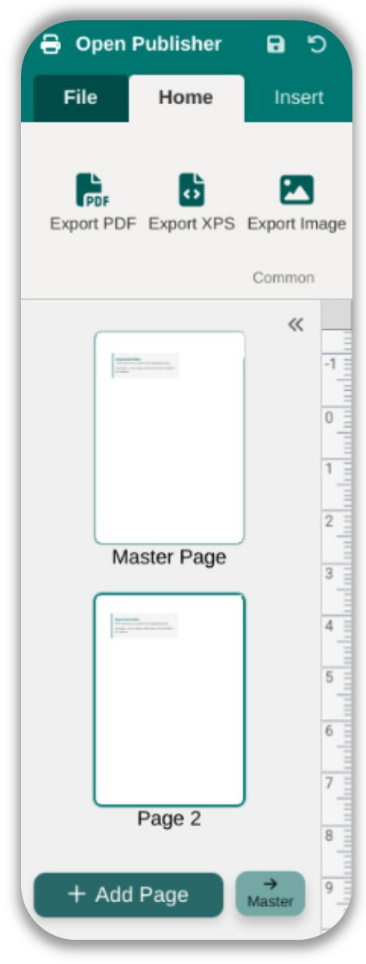 Creating a Master Page
