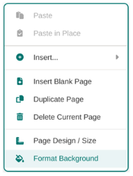 Right Click context menu