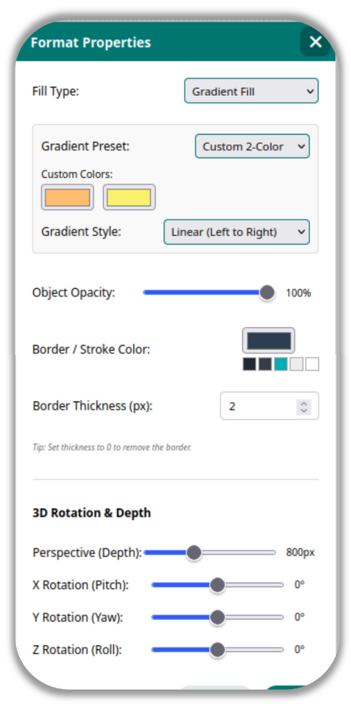 Shape Fill: Gradient Fills