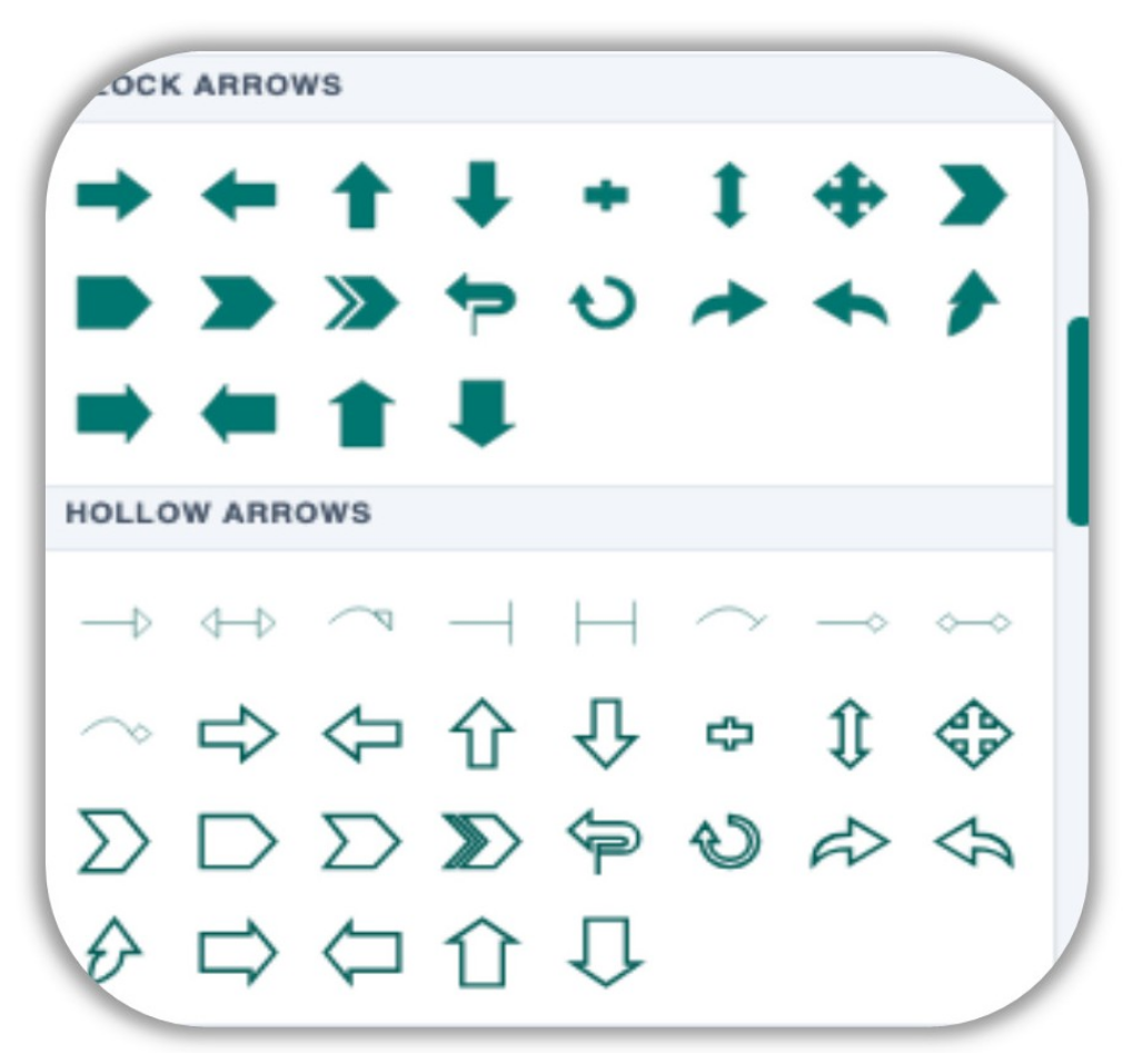 Hollow Arrow Styles