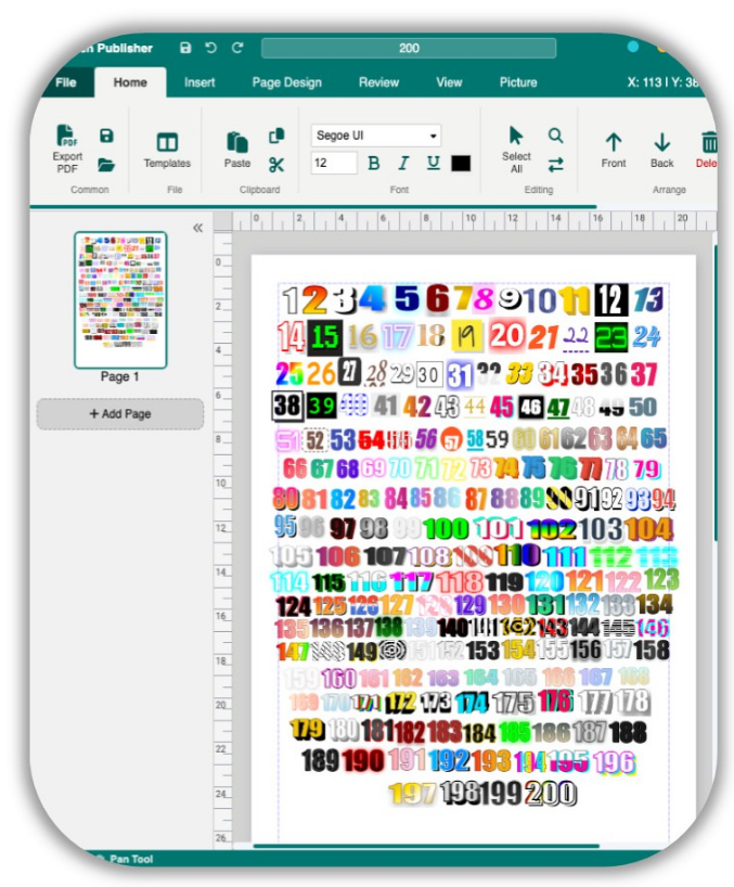 Print & PDF Fidelity