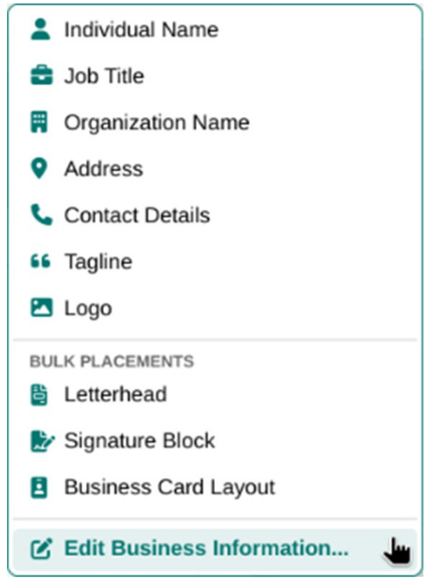 Setting Up Your Business Information