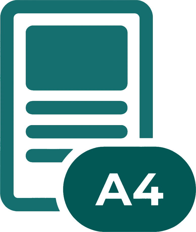 Template Page Size Badges